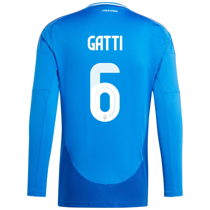 ITALY FIGC HOME JERSEY LONG SLEEVES 2024