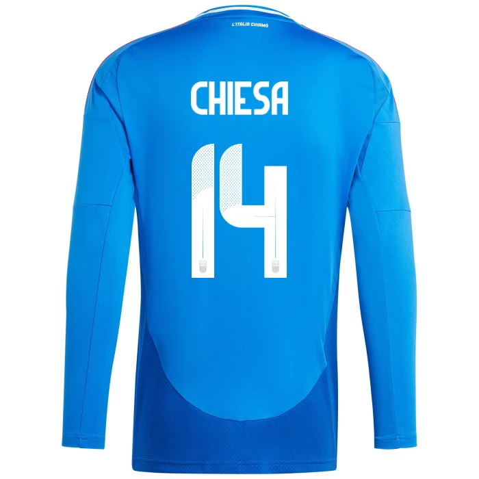 ITALY FIGC HOME JERSEY LONG SLEEVES 2024