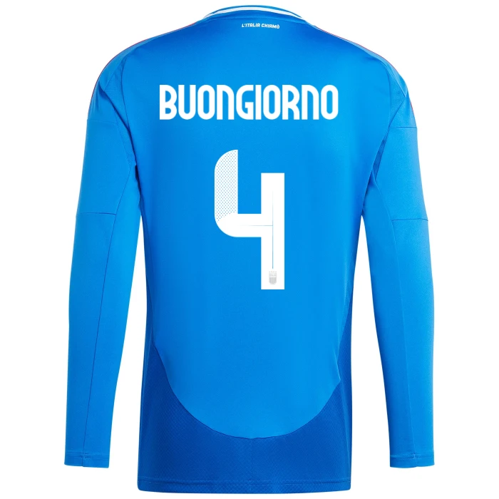 ITALY FIGC HOME JERSEY LONG SLEEVES 2024