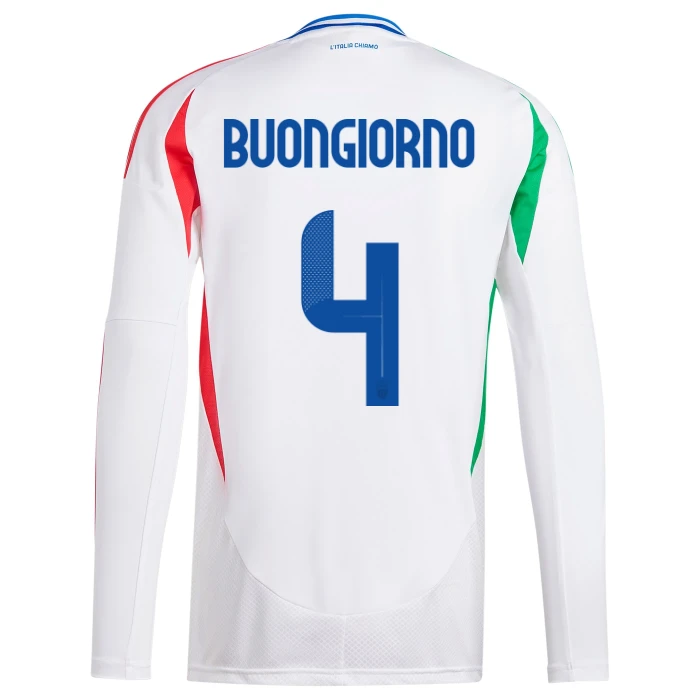 ITALY FIGC AWAY JERSEY LONG SLEEVES 2024