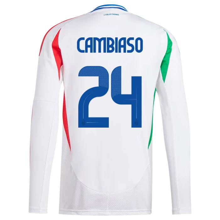 ITALY FIGC AWAY JERSEY LONG SLEEVES 2024