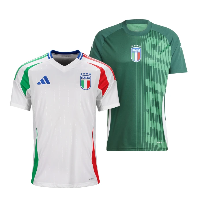 PACK ITALY FIGC AWAY JERSEY 2024 + PRE MATCH JERSEY 2024