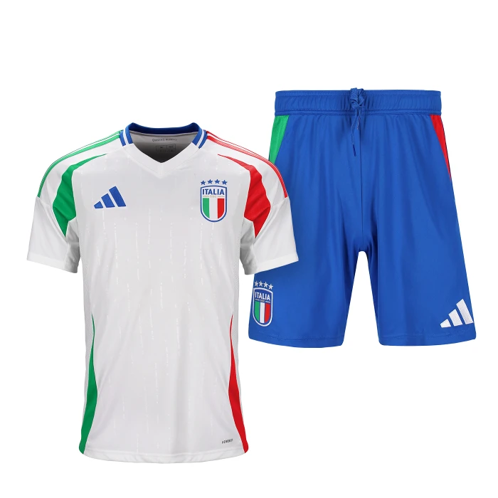 PACK ITALY FIGC AWAY JERSEY 2024 - KIDS + ITALY FIGC AWAY SHORTS 2024 - KIDS