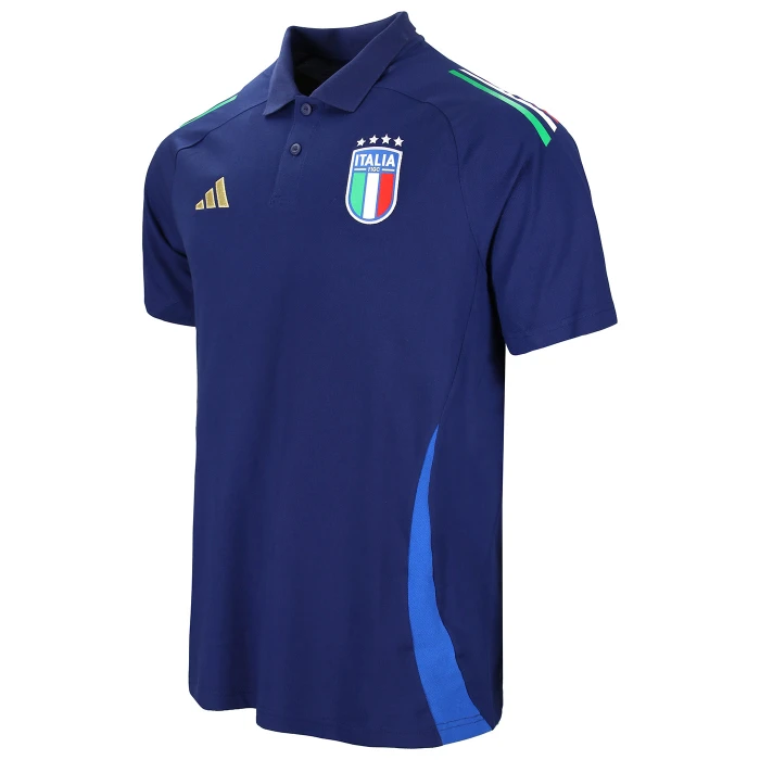 ITALY FIGC BLUE POLO 2024