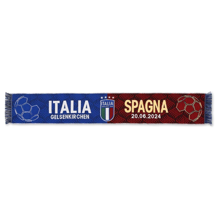 ITALIA FIGC SCIARPA VINCITRICE DEL CONTEST SOCIOS.COM - SPAGNA VS ITALIA