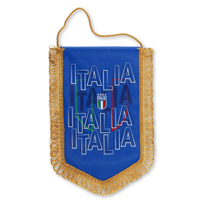 ITALIA FIGC GAGLIARDETTO PENTAGONALE