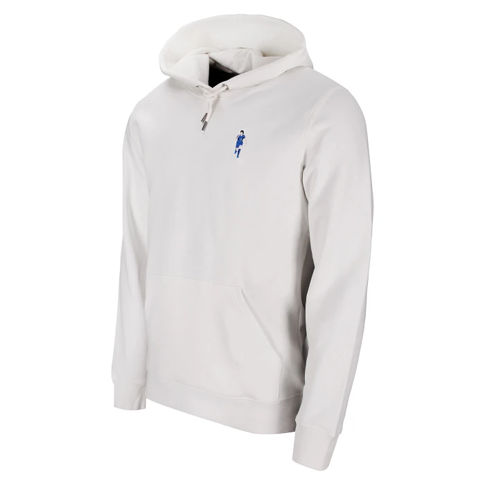 ANDIAMO A BERLINO! TACCHETTEE X ITALIA FIGC WHITE EMBROIDERED HOODIE