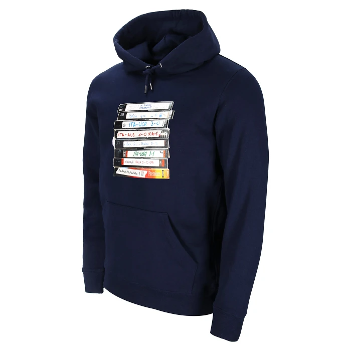 IL CIELO È AZZURRO SOPRA BERLINO! TACCHETTEE X ITALIA FIGC PRINTED HOODIE