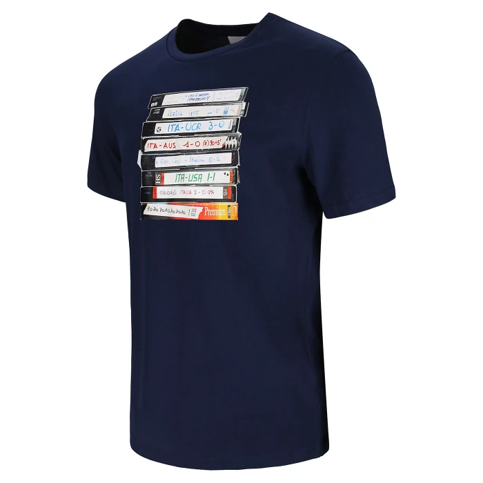 IL CIELO È AZZURRO SOPRA BERLINO! TACCHETTEE X ITALIA FIGC PRINTED T-SHIRT