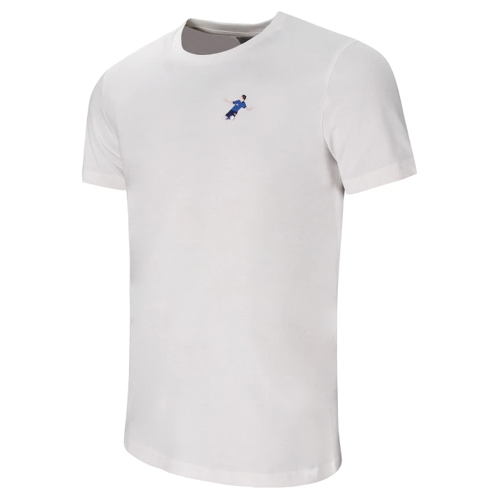 IL GIOIELLO DI WEMBLEY! TACCHETTEE X ITALIA FIGC WHITE T-SHIRT