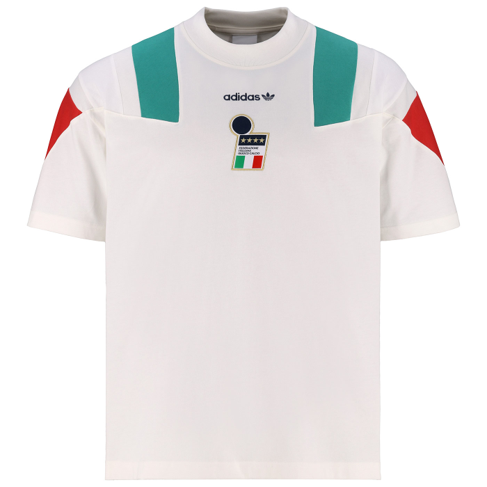 ITALY FIGC WHITE EQUIPMENT T-SHIRT