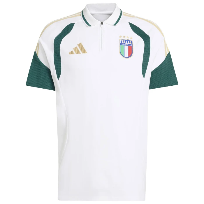 ITALY FIGC WHITE PRESENTATION POLO 2026