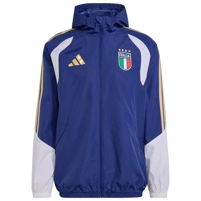 ITALY FIGC BLUE ALL WEATHER JACKET 2026