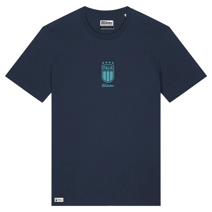 TACCHETTEE X ITALIA FIGC BLUE NAVY T-SHIRT