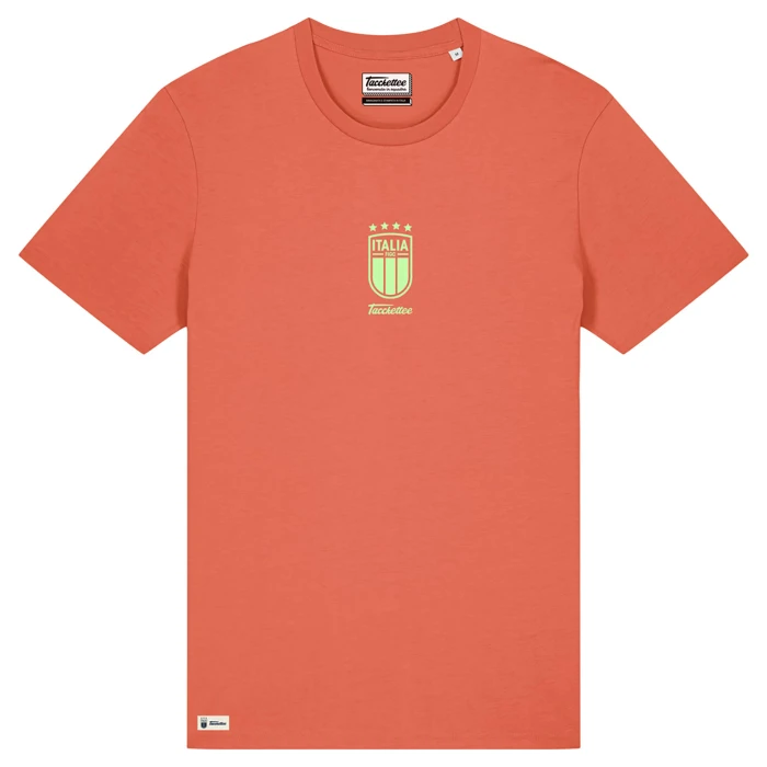 TACCHETTEE X ITALIA FIGC ORANGE T-SHIRT