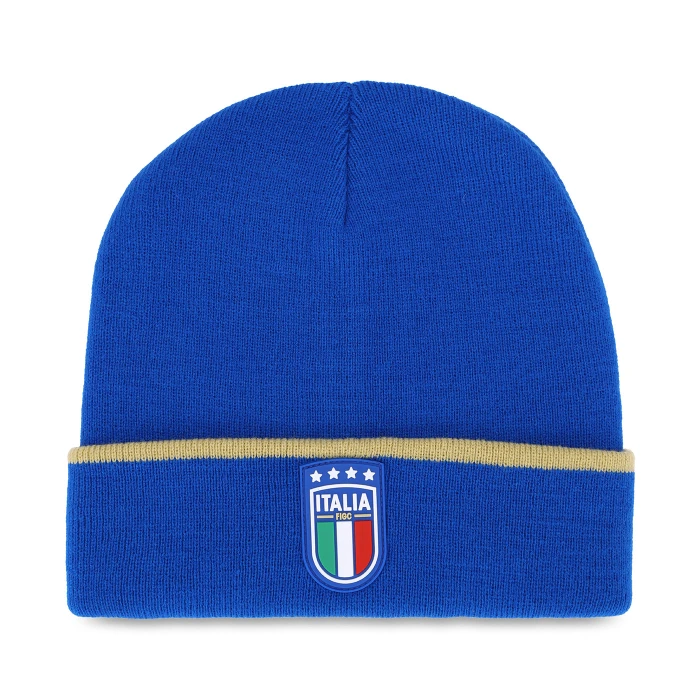 ITALIA FIGC BLUE BEANIE