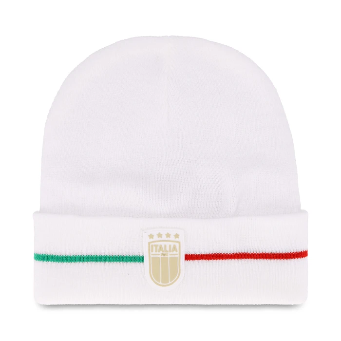 ITALIA FIGC WHITE BEANIE