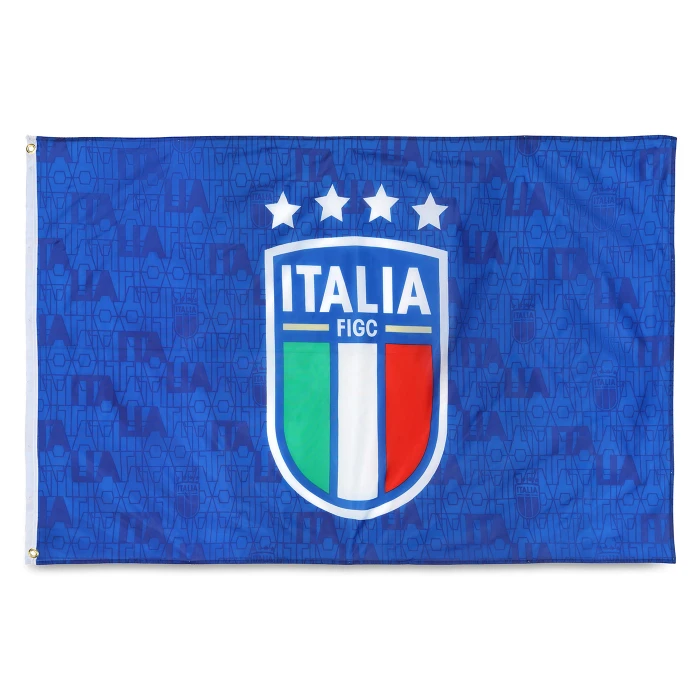 ITALIA FIGC BLUE FLAG