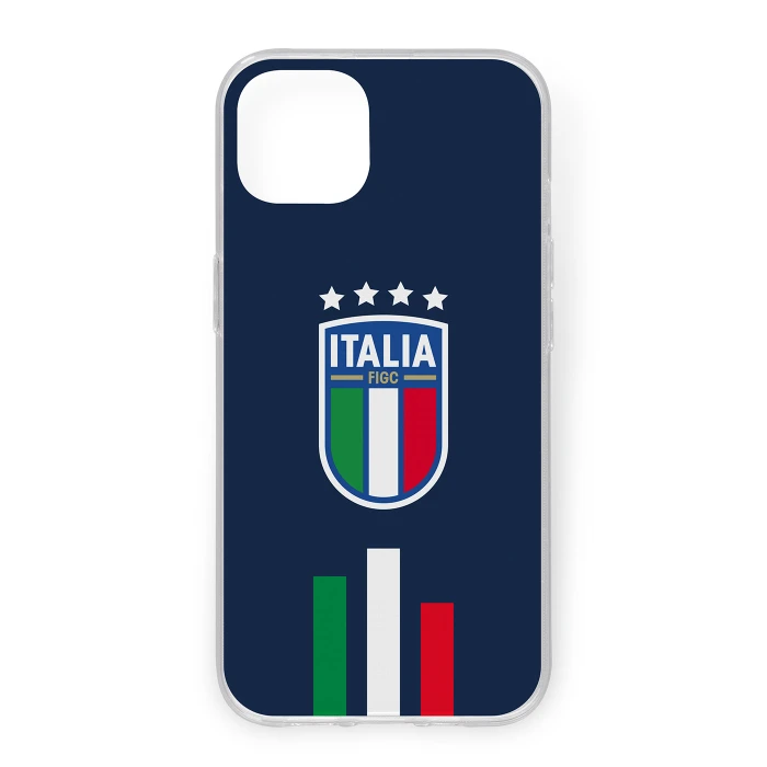 ITALY FIGC BLUE WITH TRICOLORE CREST PHONE CASE